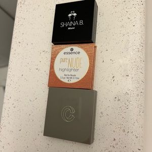 3 mini highlighters - Shaina B, Essence, Complex Culture